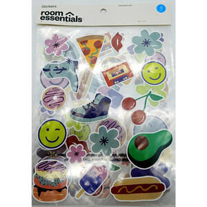 Room Essentials 4‑Pk Stickers Decorative Stickers for Kids Crafts, Water Bottles
